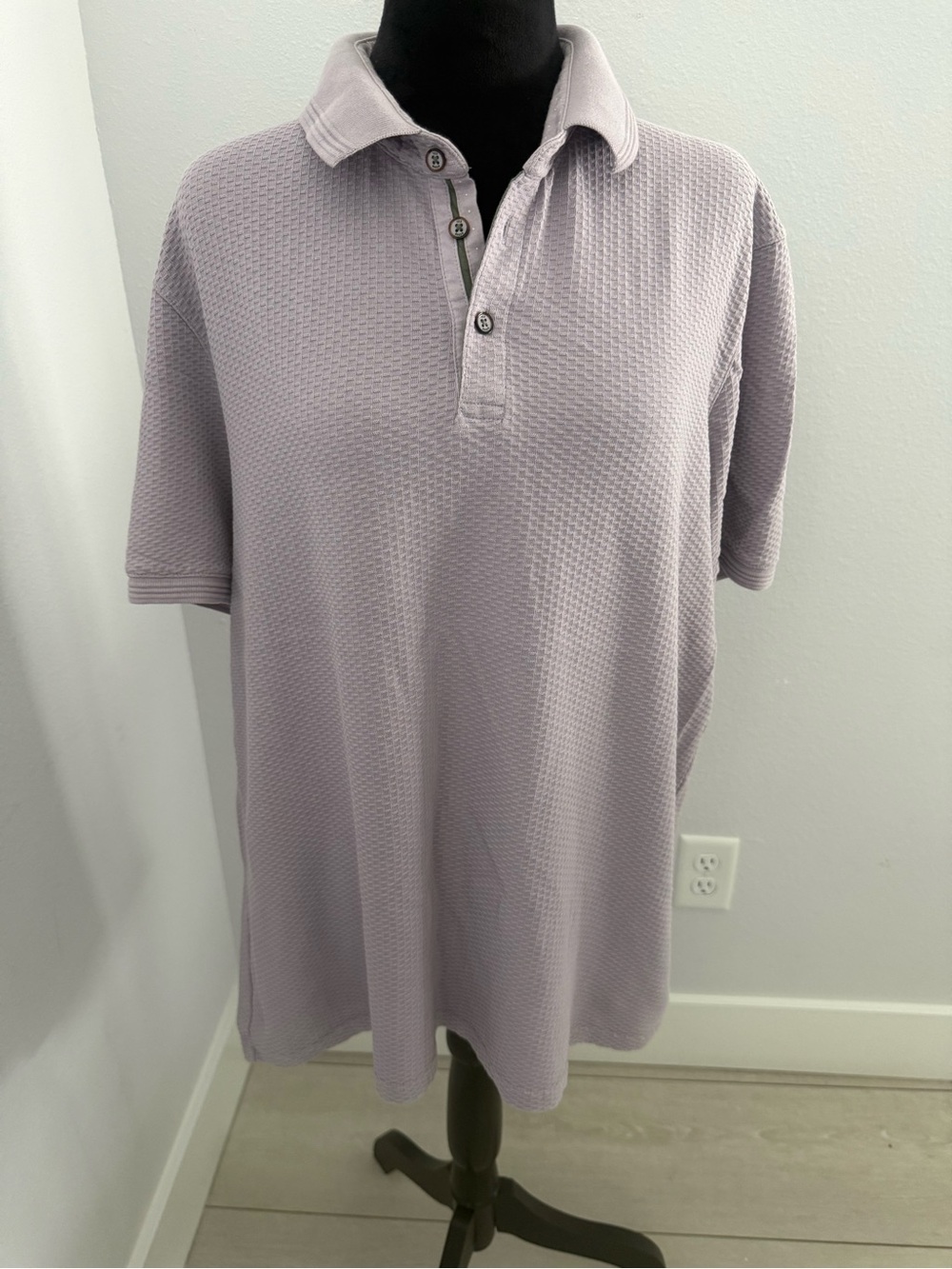 Ted Baker London Men's Pale Lavender Polo Shirt#B23